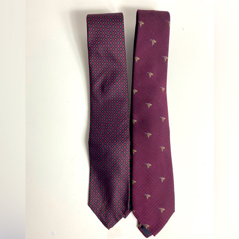 Robert Talbott - Designer Silk Neckties- Qty 2